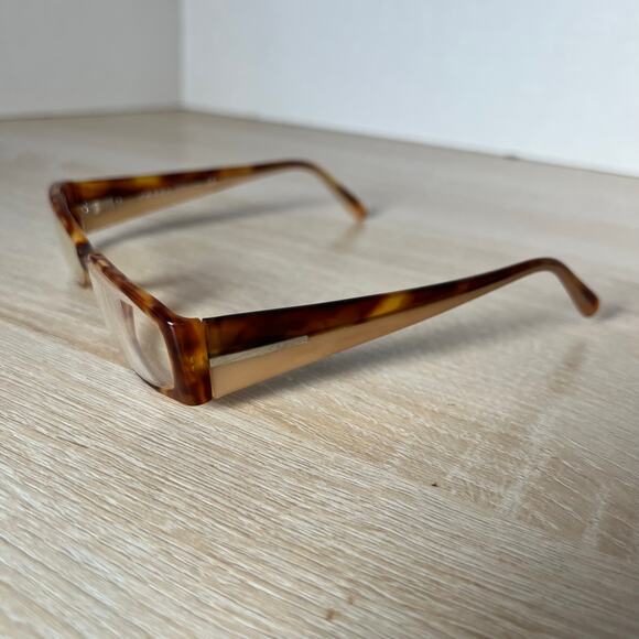 Prada VPR04H 78S-1O1 Eyeglasses Brown Caramel Frames 53-15-135 Made in Italy - Picture 3 of 8